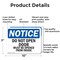 Signmission Do Not Open Door Must Be Opened From The Inside, 10 in W x Rectangle, Aluminum OS-2PACK-NS-A-710-L-11315 - alternate 5